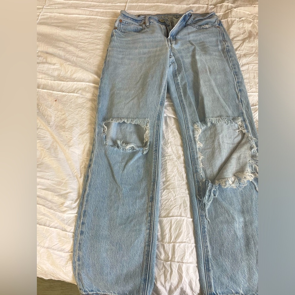 American eagle size 4 light blue